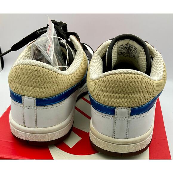 COURT FORCE LOW PREMIUM White/Military Blue-Bison  313940 141 Sz 8.5 #206 - Picture 4 of 11